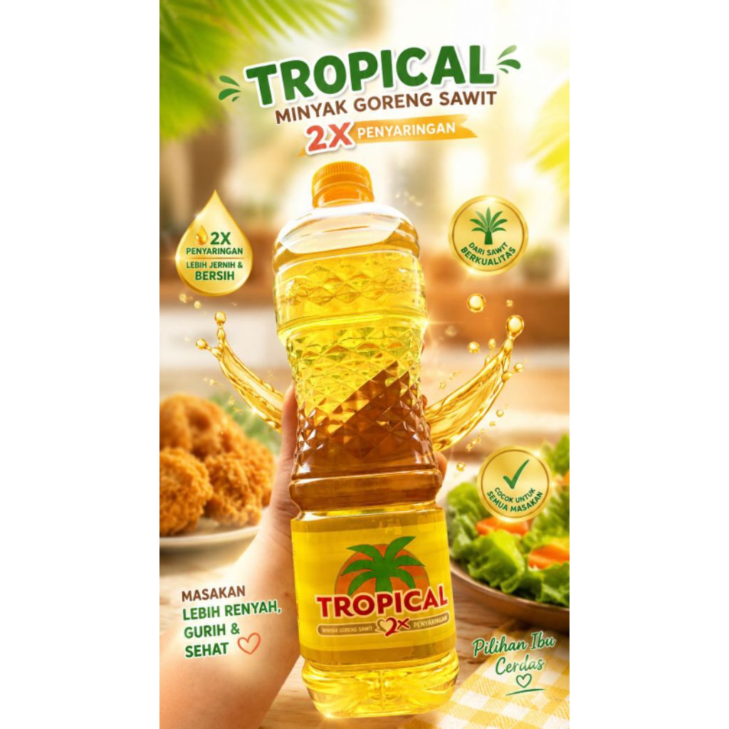 minyak tropical botol 1liter