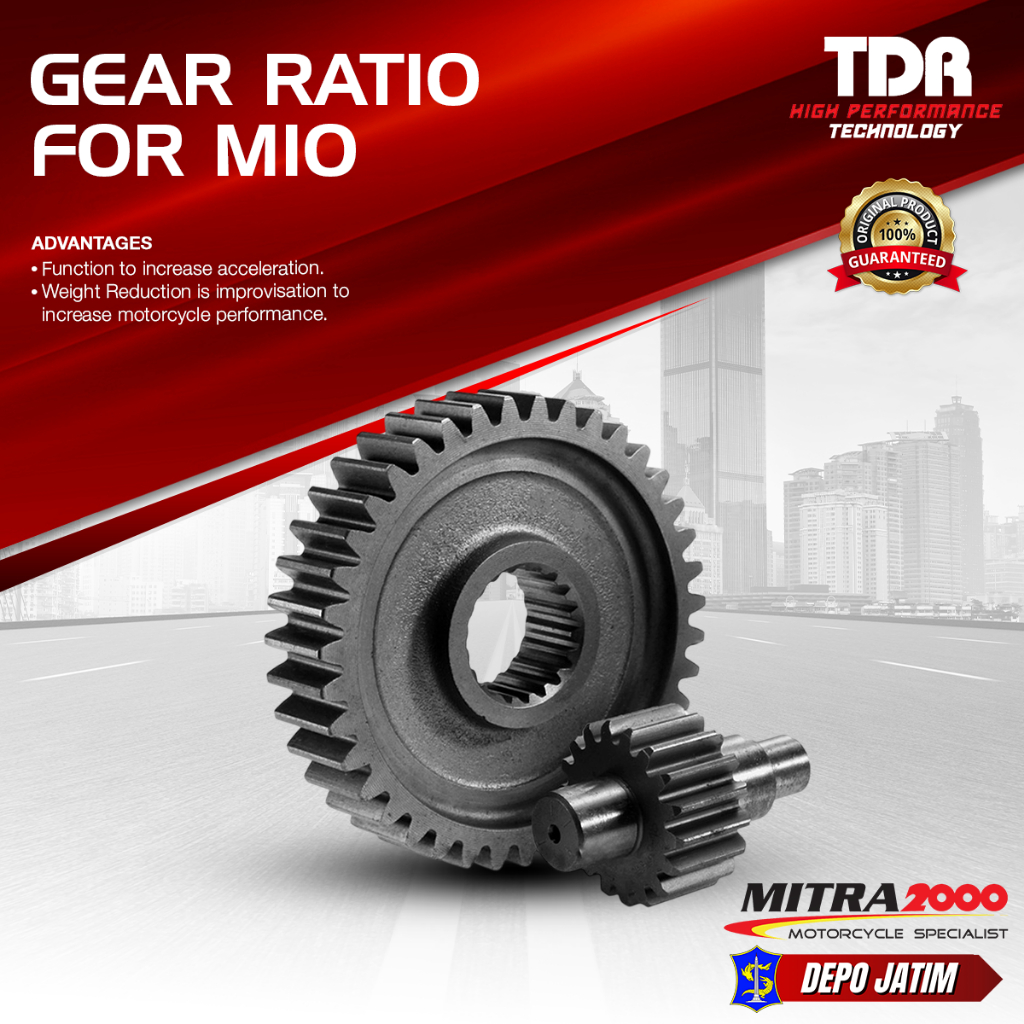 Gigi Rasio TDR Gear Ratio For Mio