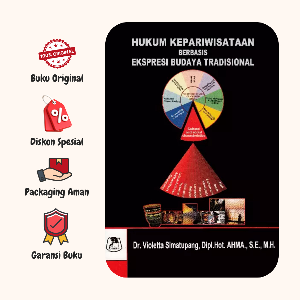 BUKU HUKUM KEPARIWISATAAN BERBASIS EKSPRESI BUDAYA TRADISIONAL - VIOLETTA SIMATUPANG - ORIGINAL tw