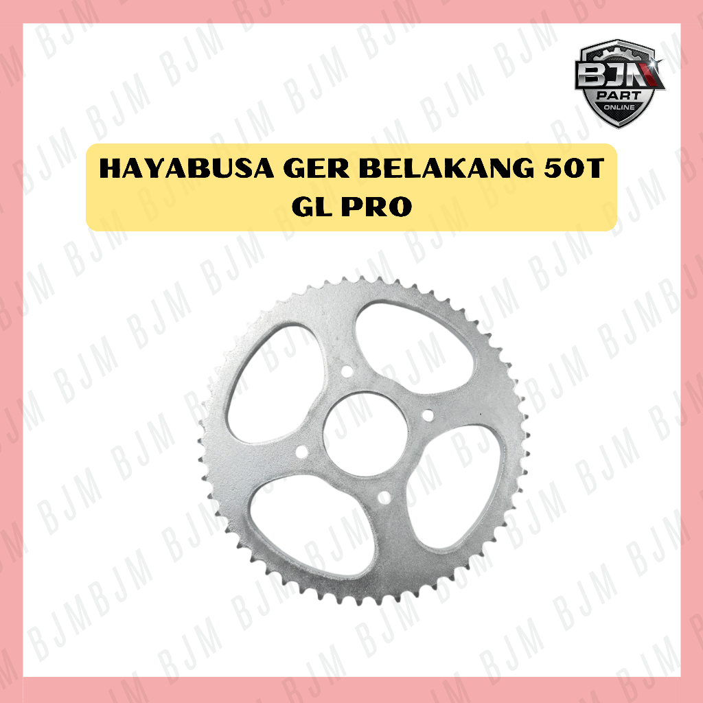 GIR BELAKANG 50T GL PRO GL 100 GL MAX HAYABUSA GEAR BELAKANG GL PRO GIGI BELAKANG GL PRO