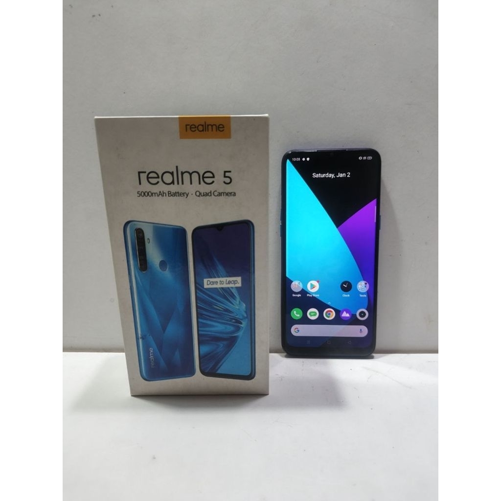 REALME 5 RAM 3/32GB HANDPHONE ANDROID SECOND NORMAL SIAP PAKAI