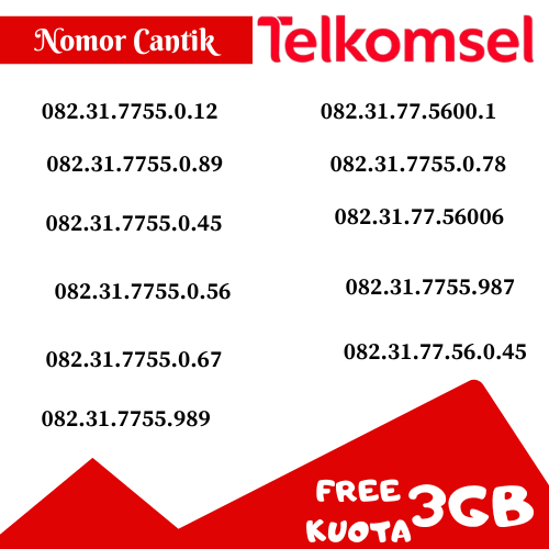 NOMER CANTIK TELKOMSEL SERI 1717