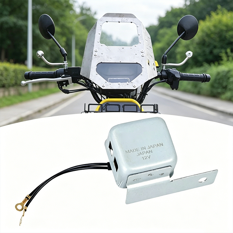 Buzzer Lampu Sein Alarm Buzzer Lampu Sein dengan Braket Dudukan Suku Cadang Sepeda Motor Flaser FLAS