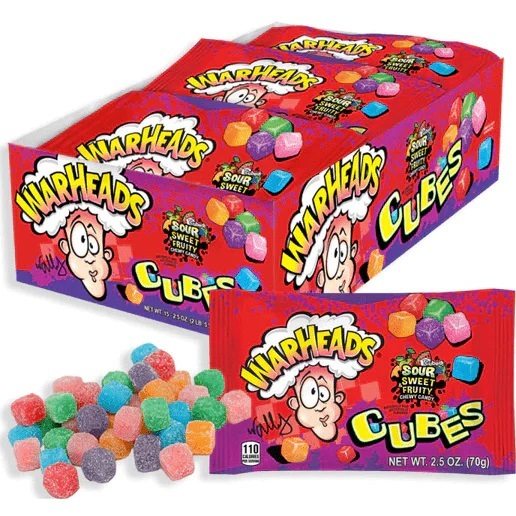 Permen Import Amerika Warheads Jelly Beans Ooze Chewz Lil' Worms Nerds, Rip Rolls Rainbow Strawberry
