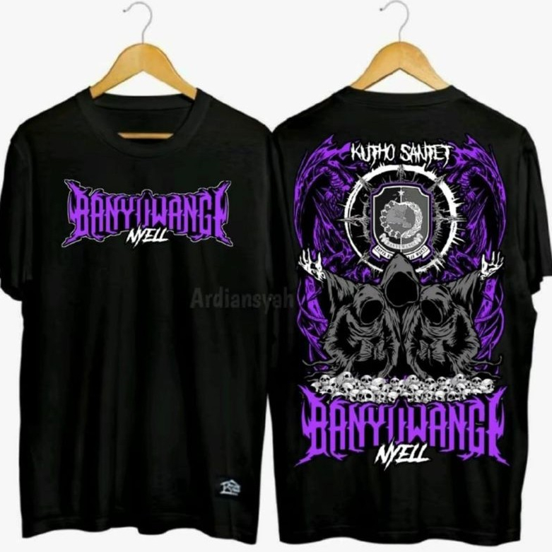 KAOS BANYUWANGI NYELL KUTHO SANTET CORAK UNGU