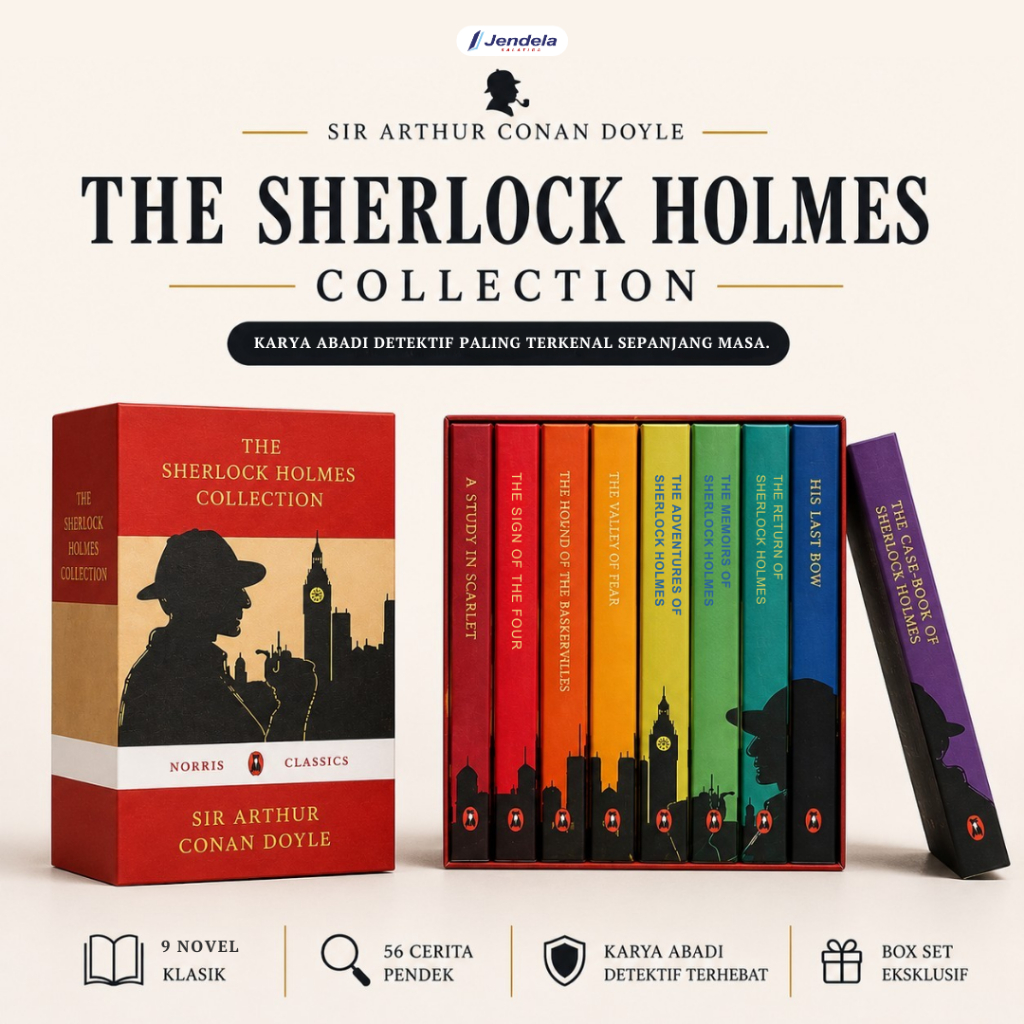 The Sherlock Holmes Collection Box Set English Book Import | Novel Klasik Box Set Sherlock Holmes Si