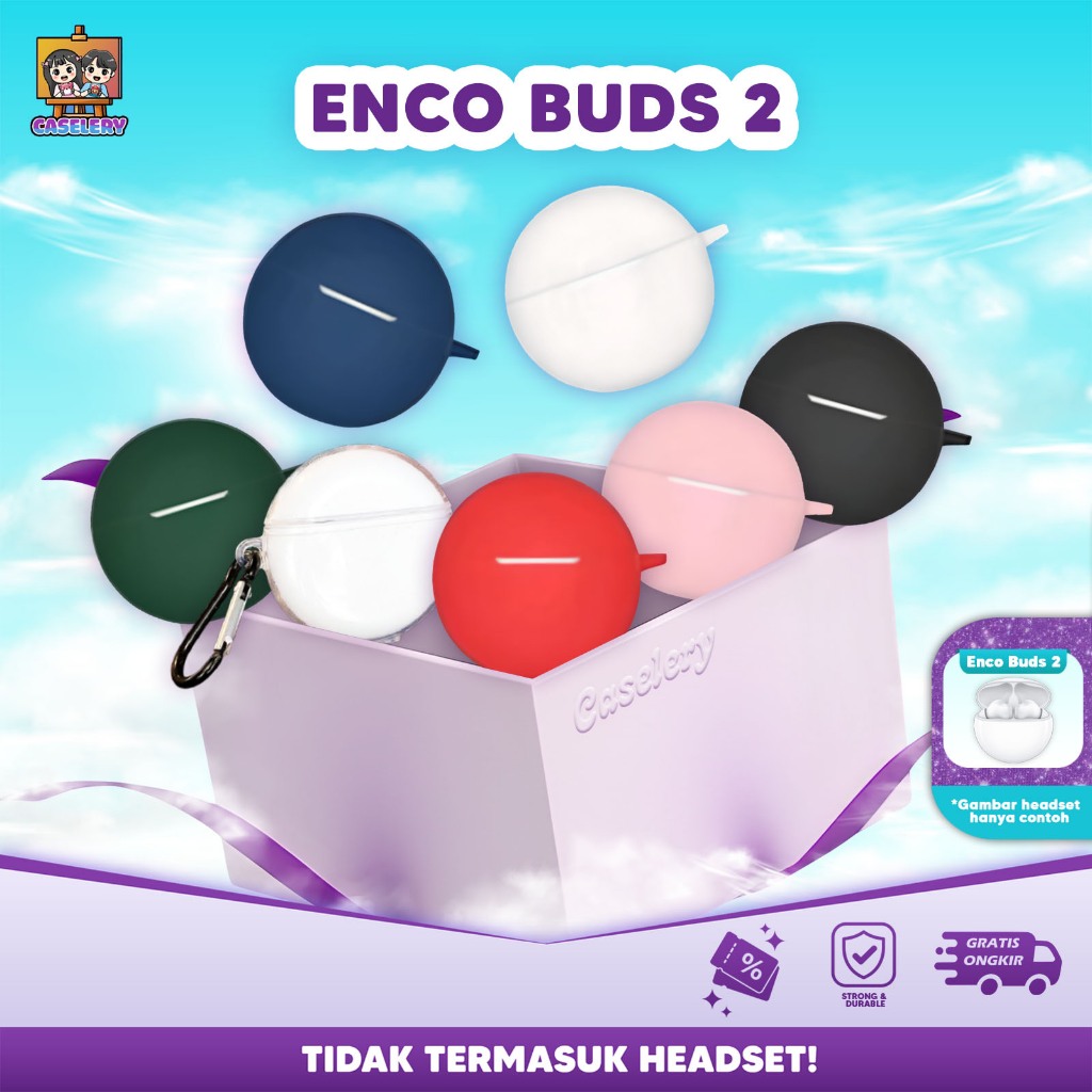 [OP] Case Oppo Enco Buds2 / Enco Buds Air2i Protect Silicon Halus Premium