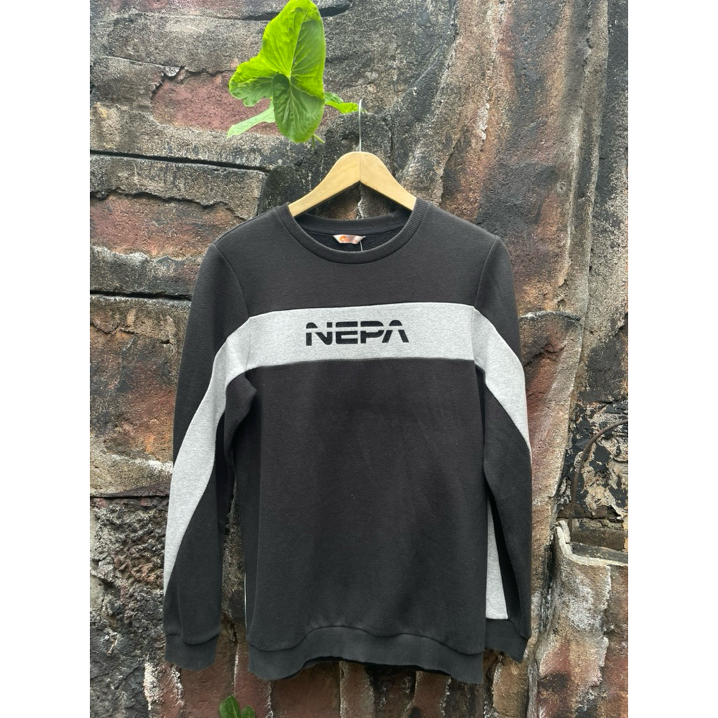Crewneck nepa warna hitam + admin