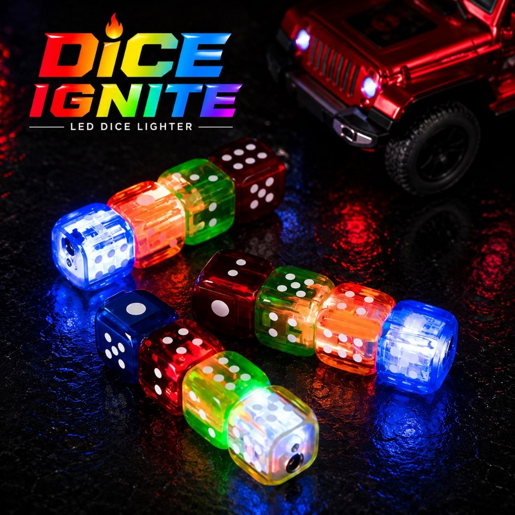 Korek Api Unik Model Dau Dengan Lampu LED Disco AW761