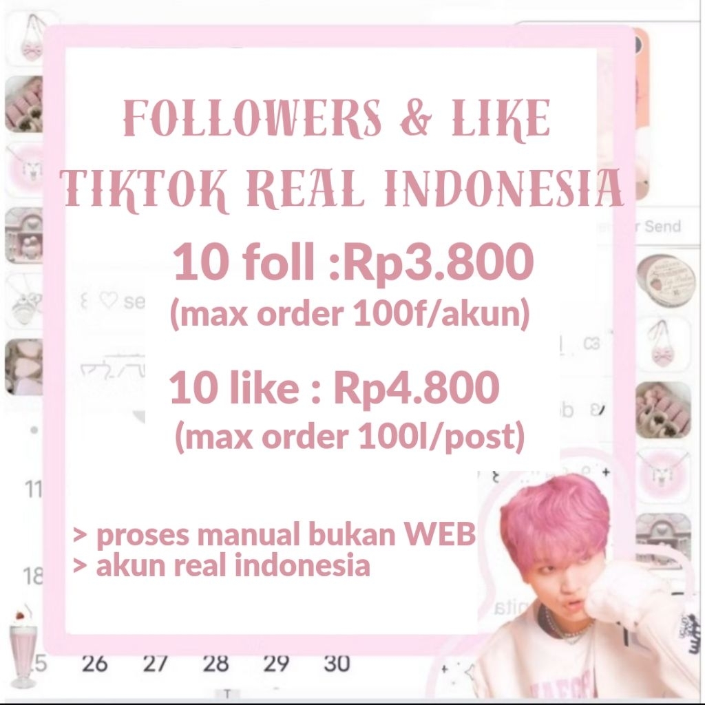 pengikut dan like tiktok real indonesia