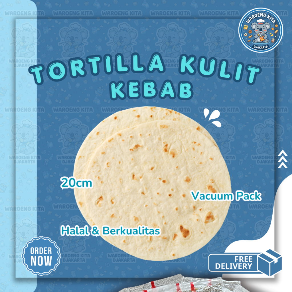 Kulit Kebab / Kulit Tortilla - Kebab Frozen Premium