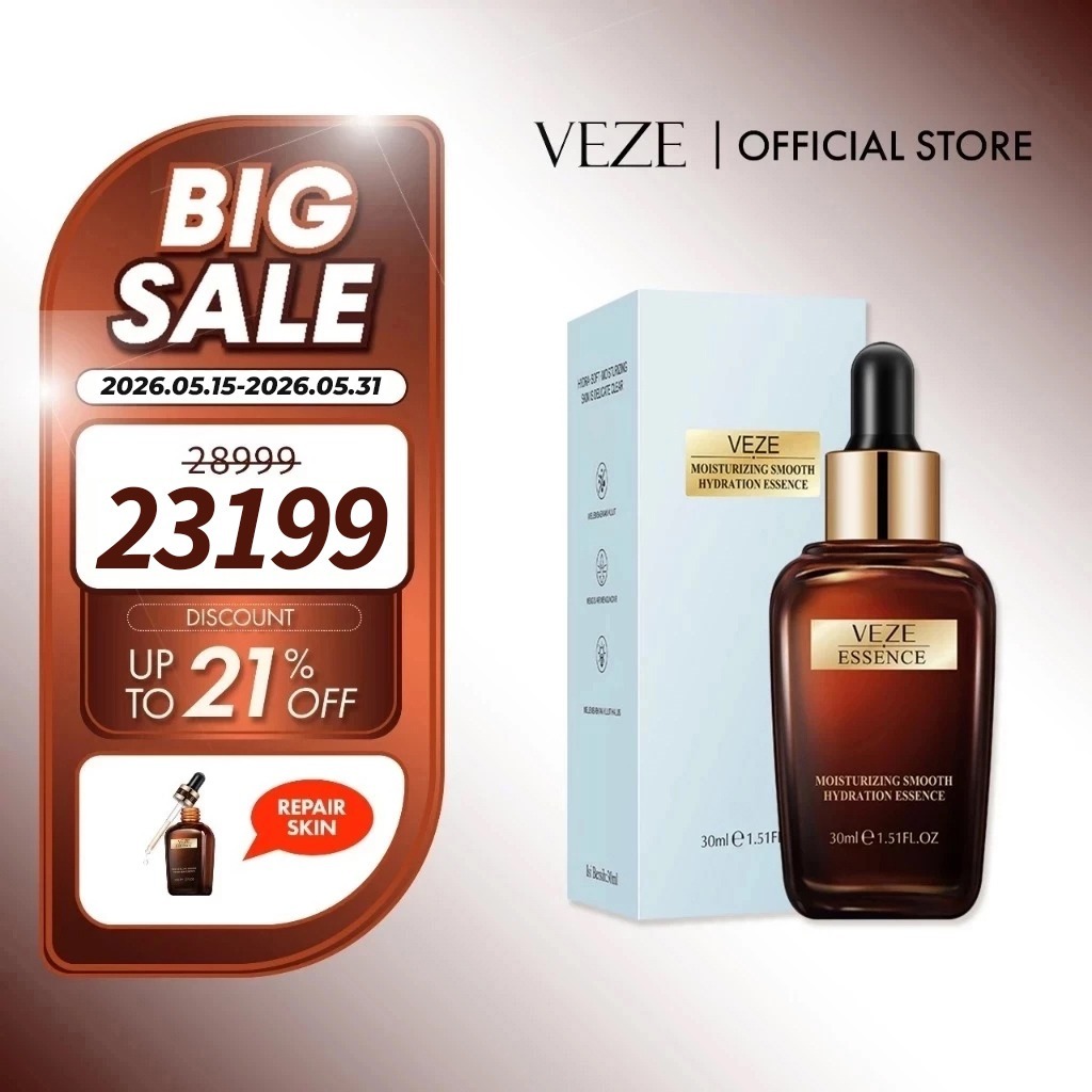 [BPOM] - VEZE Serum Moisturizing Smooth Hydrating Essence Nikotinamid Untuk Perawatan Kulit Wajah Pe