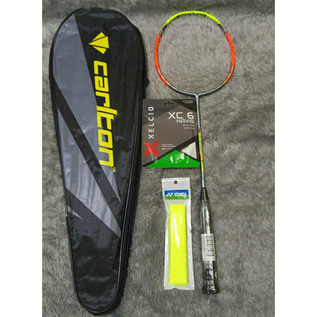 Raket badminton Dunlop Evo 220 original bonus lengkap