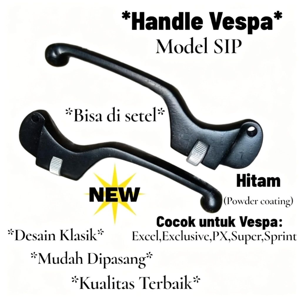 Handle Vespa Rem Kopling Vespa Sprint Vbb Super, Model SIP
