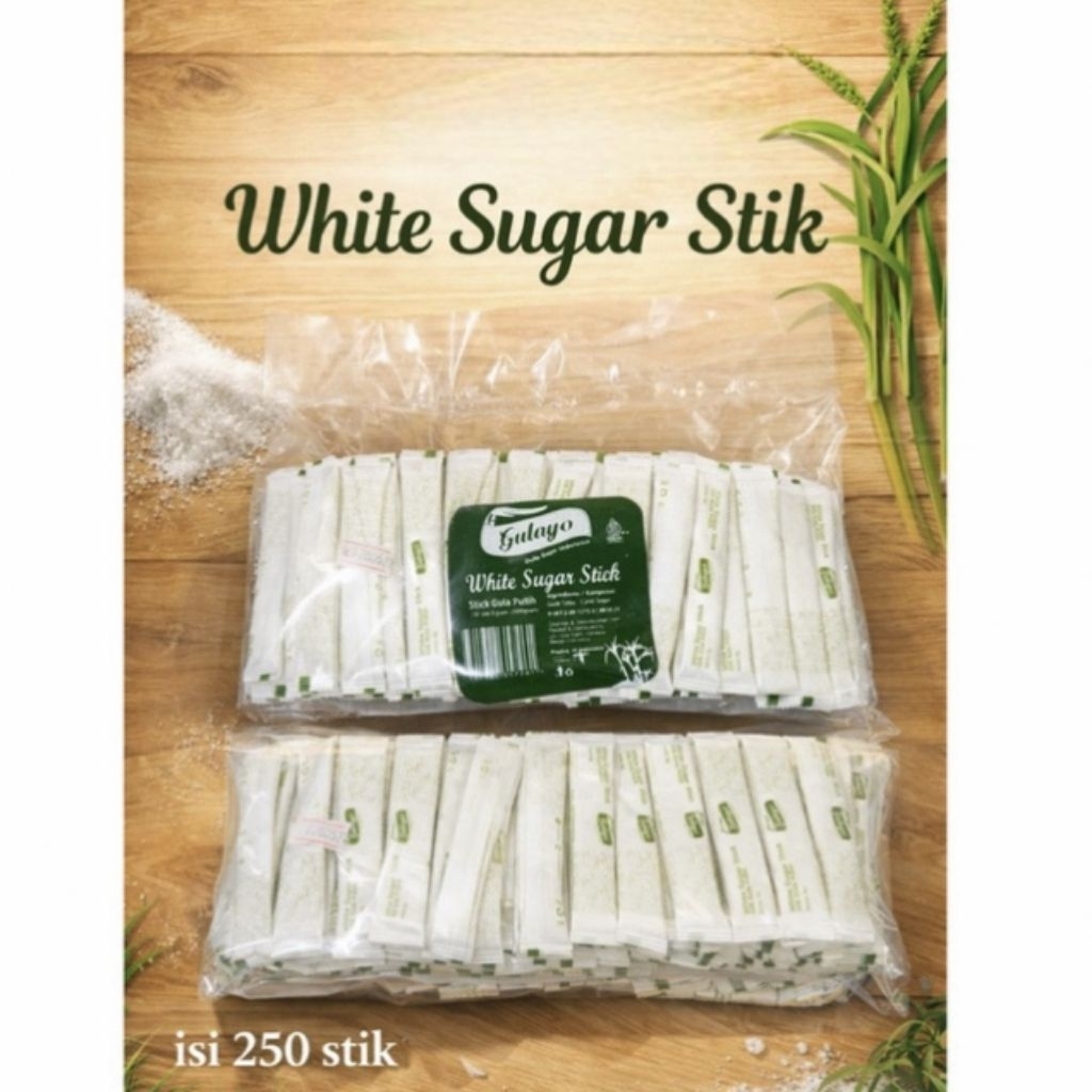Gulayo White Sugar Stick - Gula Gayo Indonesia ( Gula Tebu Putih )
