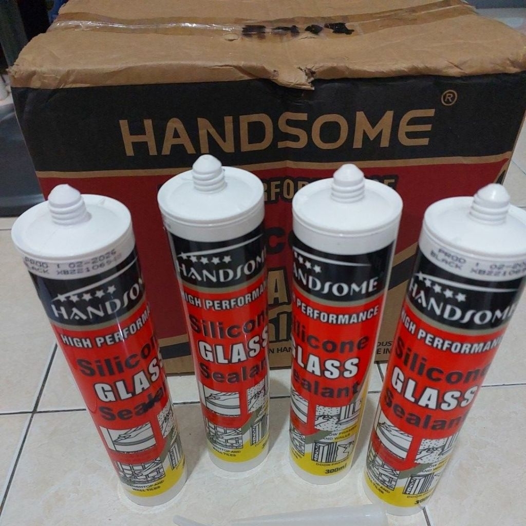 Lem kaca - Lem Sealant - Silicone Glass Sealant