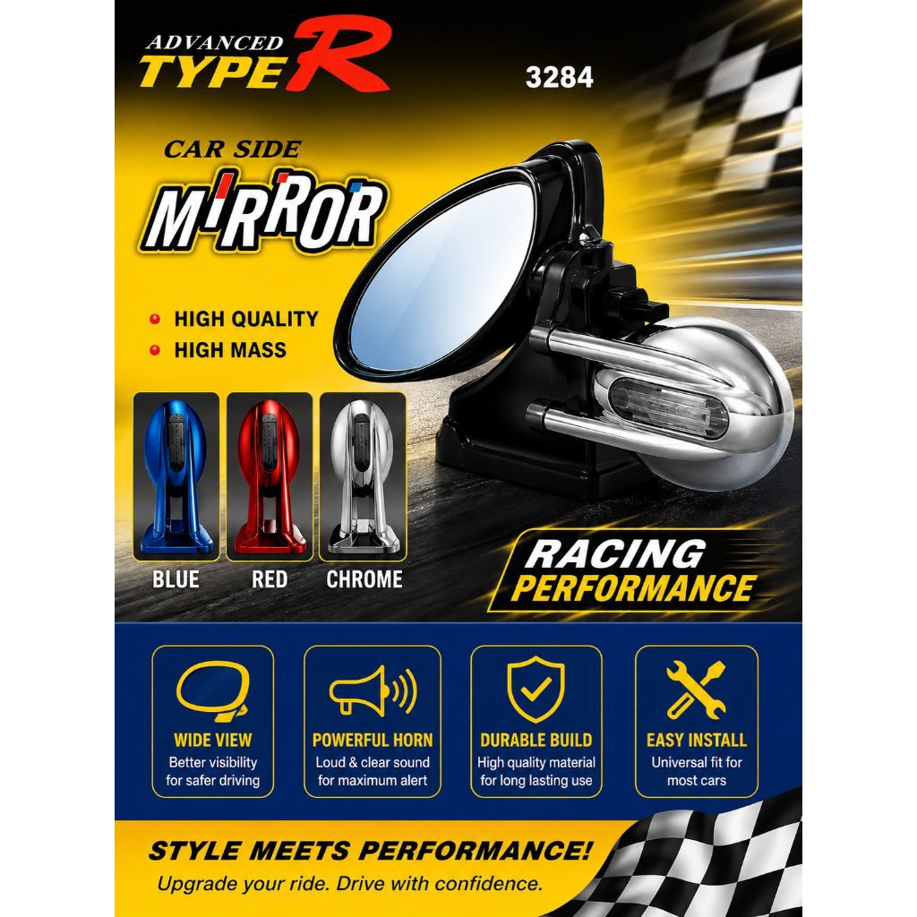 Lelang Spion Mobil Mirror Racing Performance