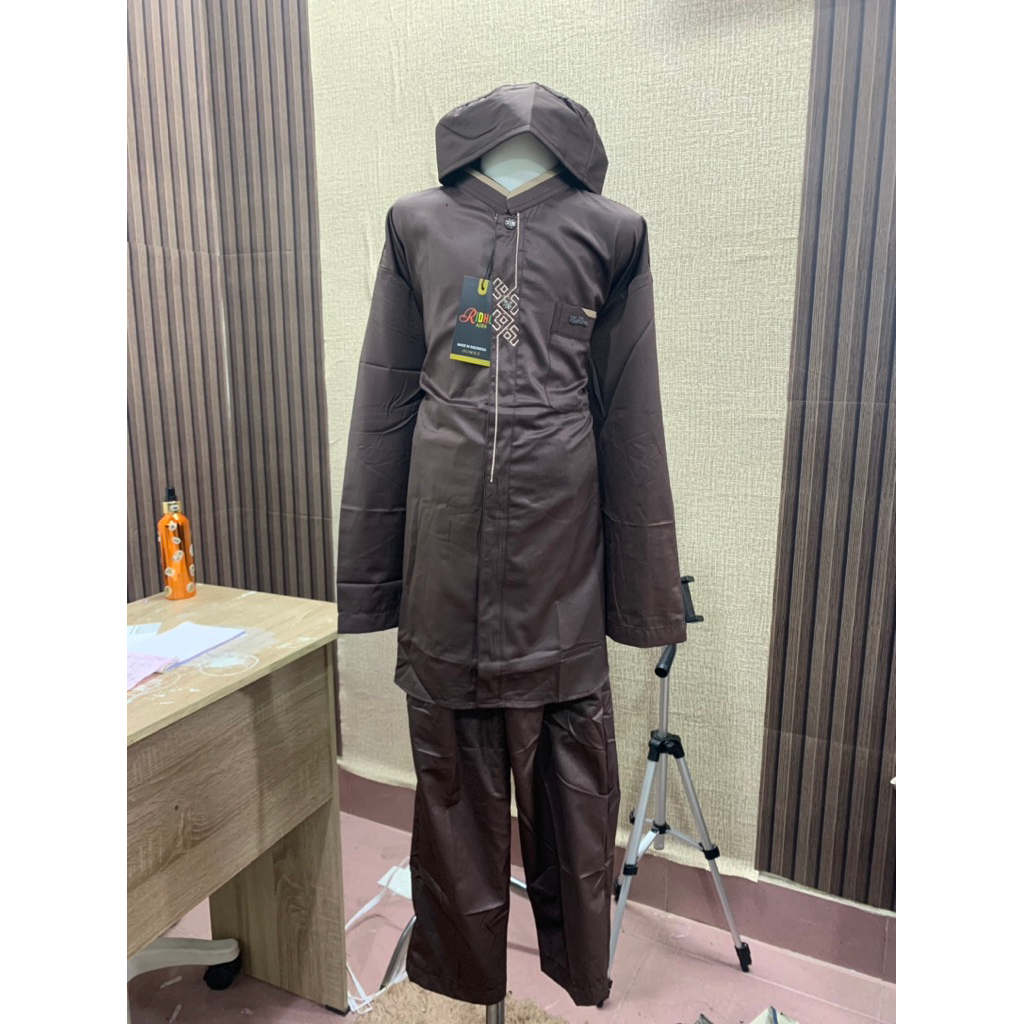 STELAN KOKO SEMI KURTA ANAK TANGAN PANJANG 3-12tahun by RIDHO