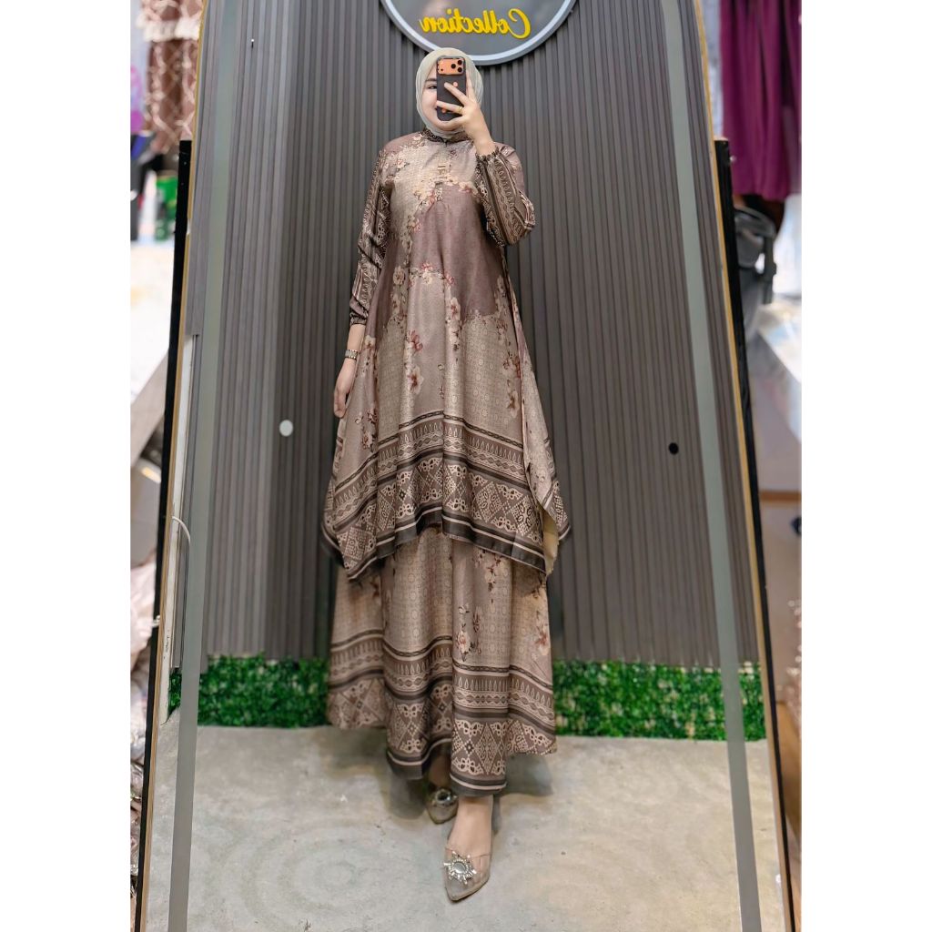 Rok Set Malaysia Long Tunik