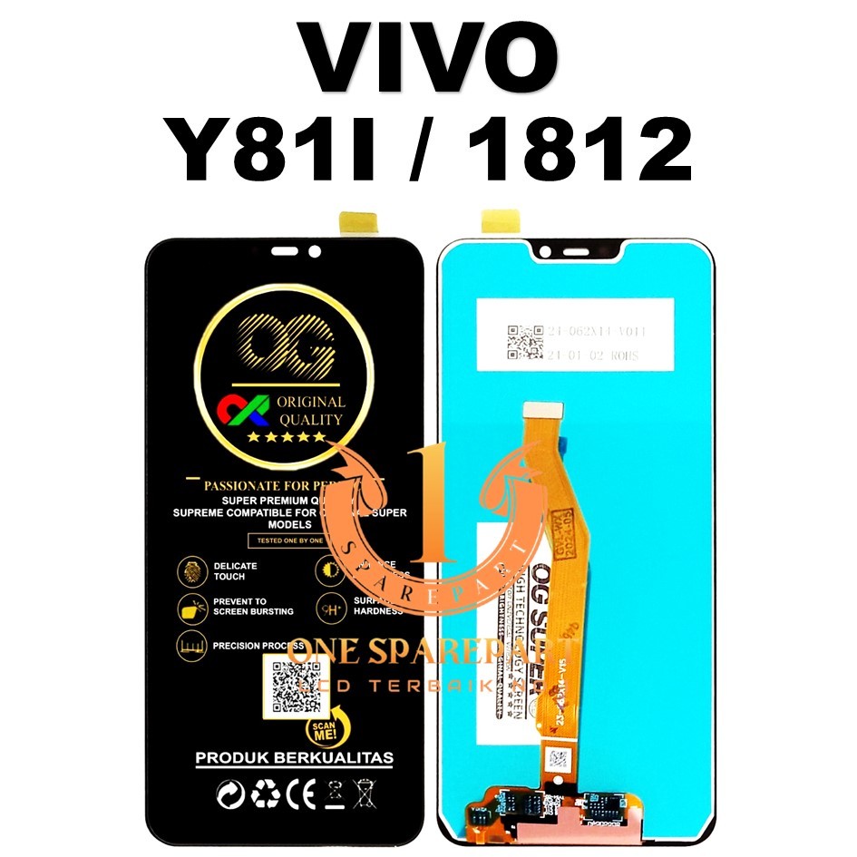 LCD TOUCHSCREEN VIVO Y81I  / 1812  COMPLETE ORIGINAL 100%