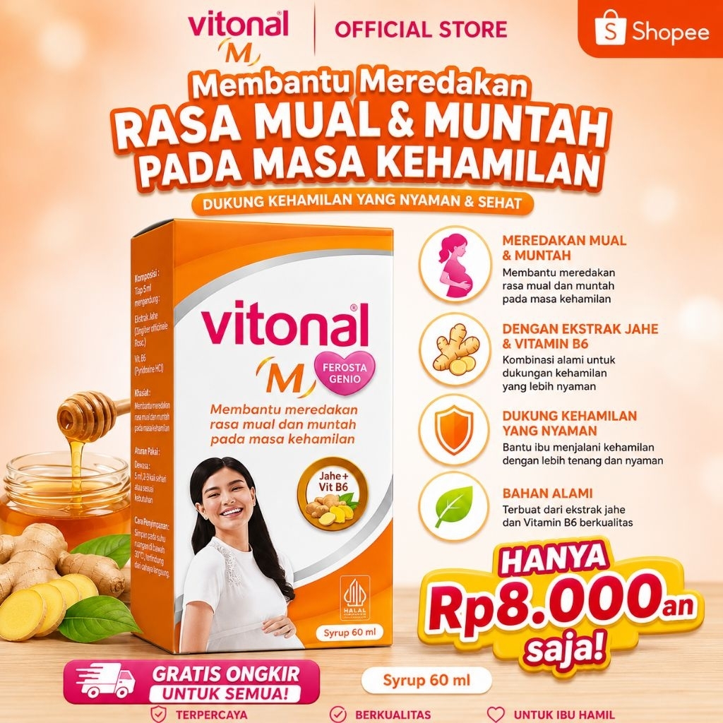Vitonal M Obat Mual Ibu Hamil
