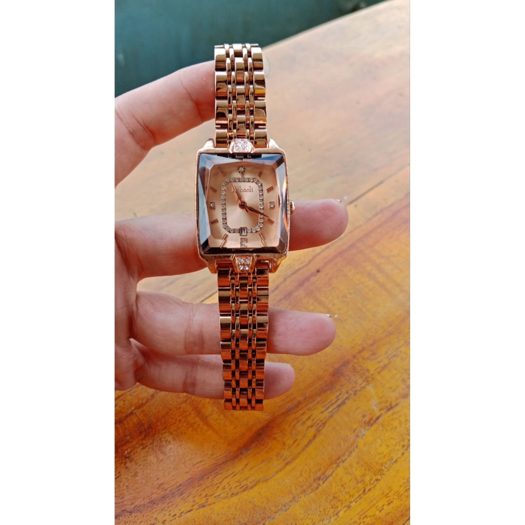 Jam tangan wanita Labaoli rosegold