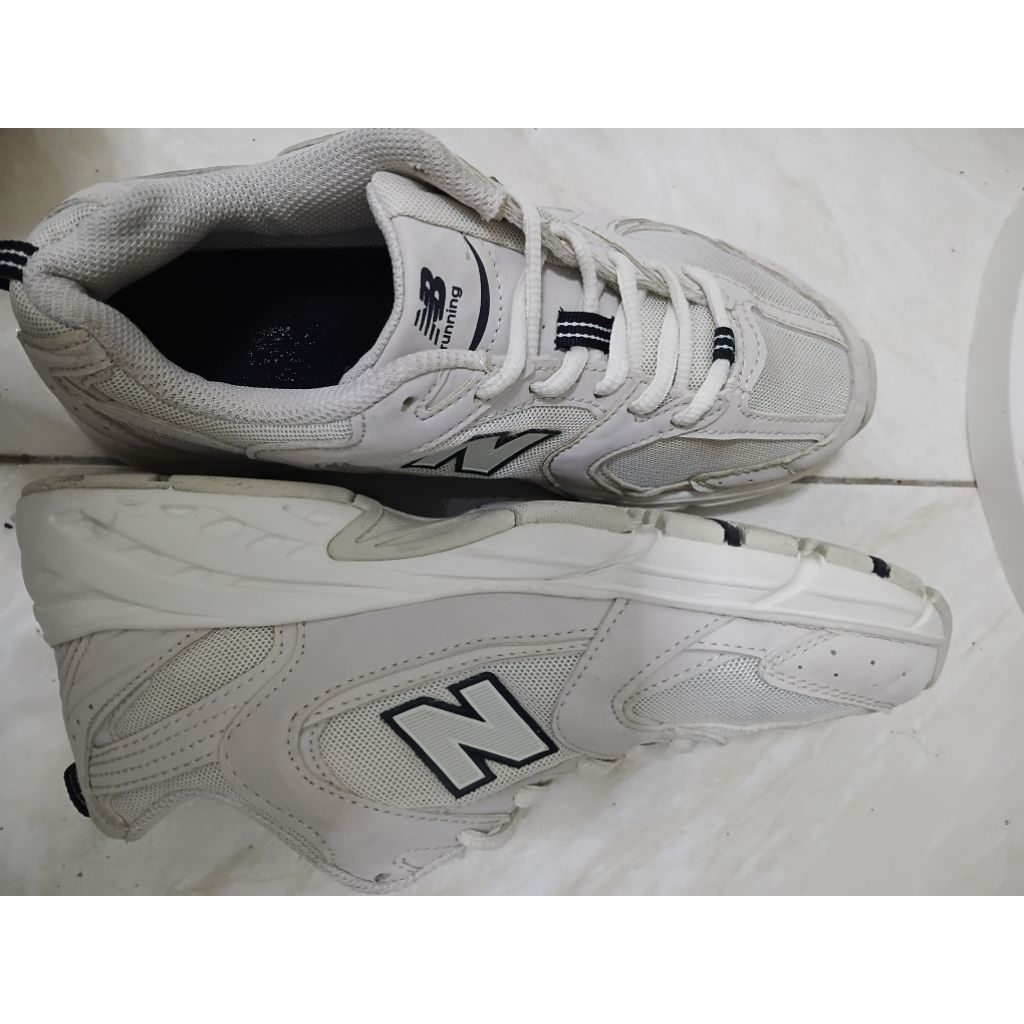PRELOVED Sepatu NB 530 ivory cream size 38 / 23,5 cm