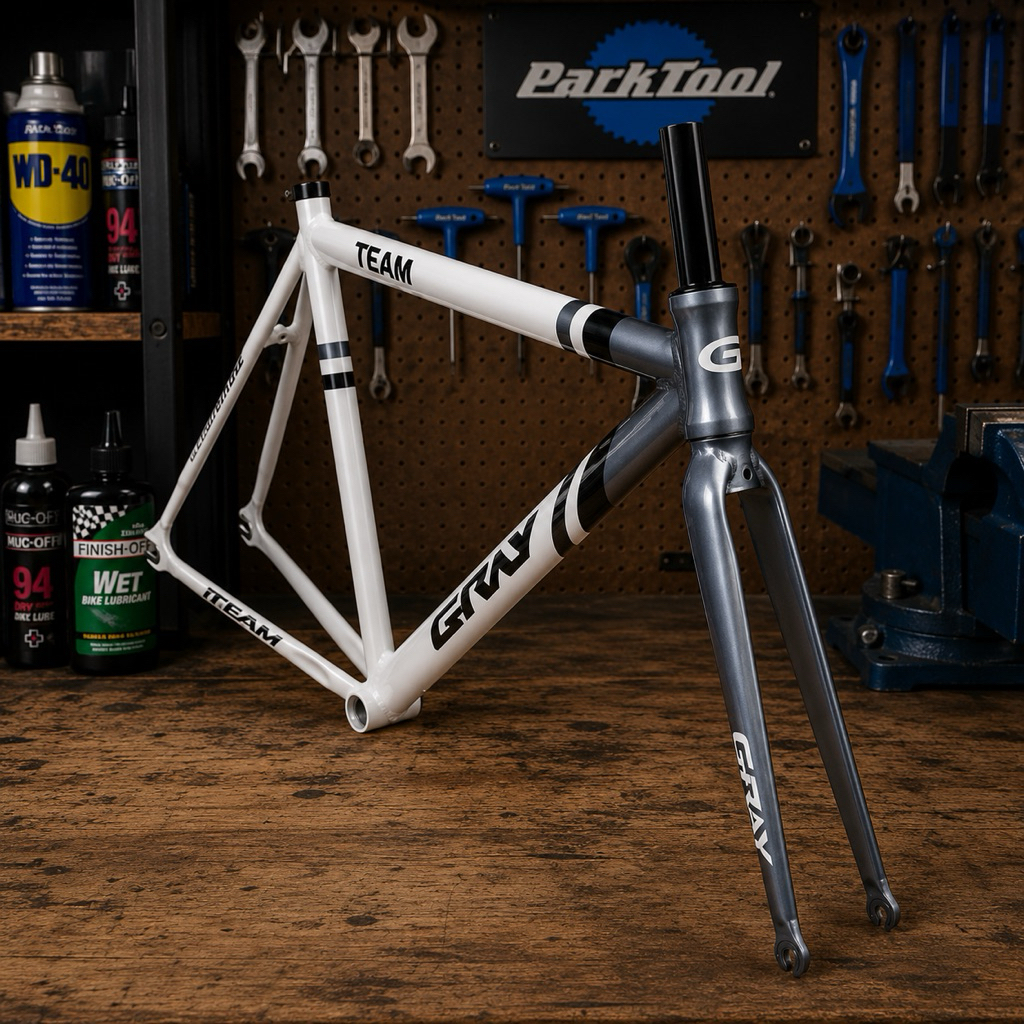 Frameset Gray team fixie alloy
