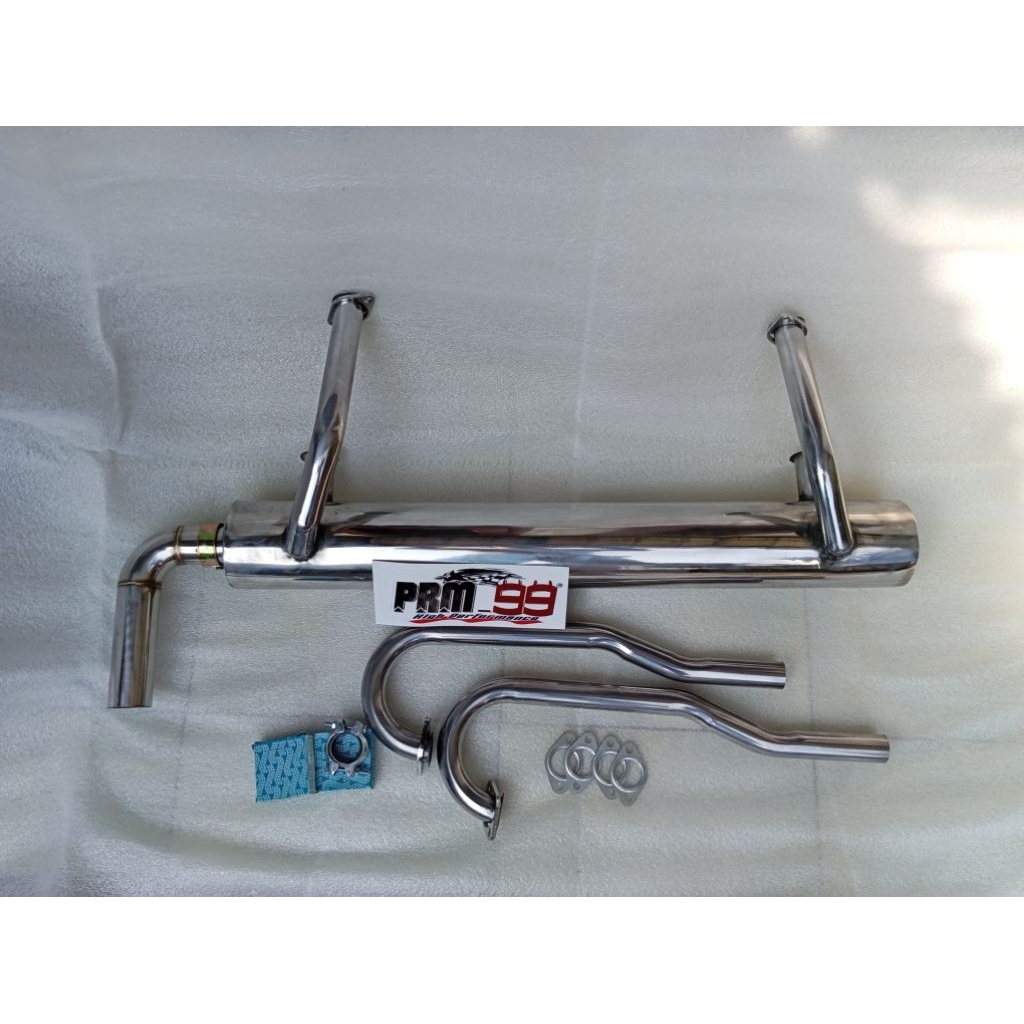 knalpot full system VW Variant model Vintage speed material stainles steel
