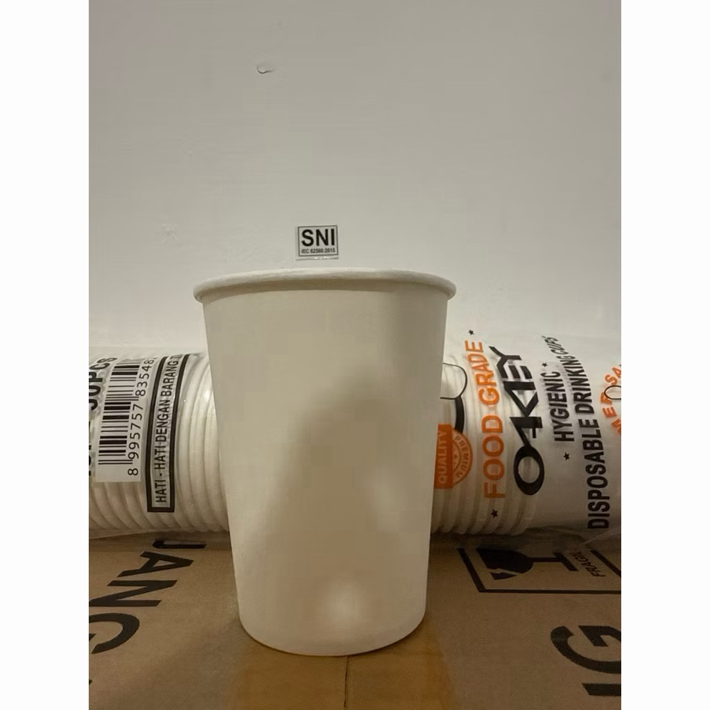 Paper Cup kopi Polos OKEY 8oz
