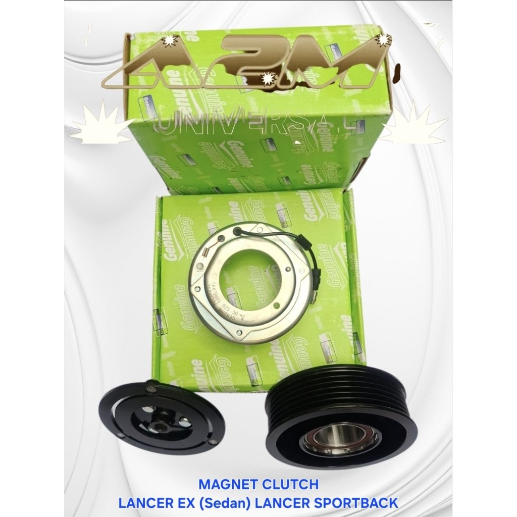 MAGNET CLUTCH PULLY PULI PULLEY KOMPRESOR AC MOBIL MITSUBISHI LANCER EX (Sedan) & LANCER SPORTBACK