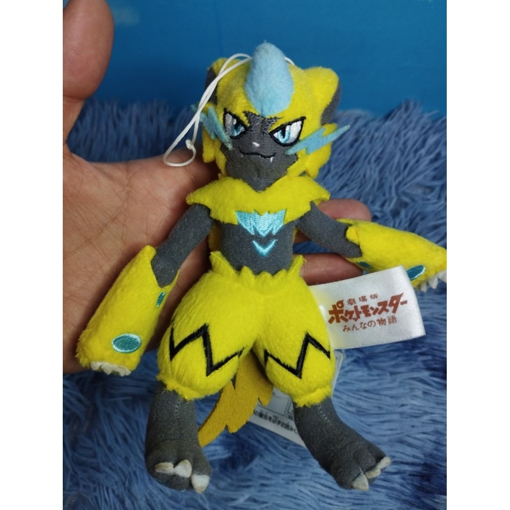 BANPRESTO POKEMON ZERAORA PLUSH Boneka Pokemon Zeraora Rare Original Banpresto Pokemon Plush Zeraora