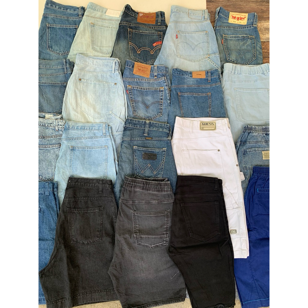 CELANA JEANS PENDEK CARPENTER,JORTS FULL BRAND