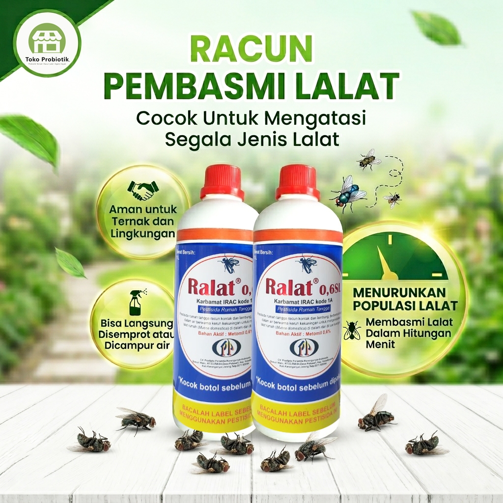 Racun Pembasmi Lalat Cair - Efektif Mengatasi Gangguan Lalat