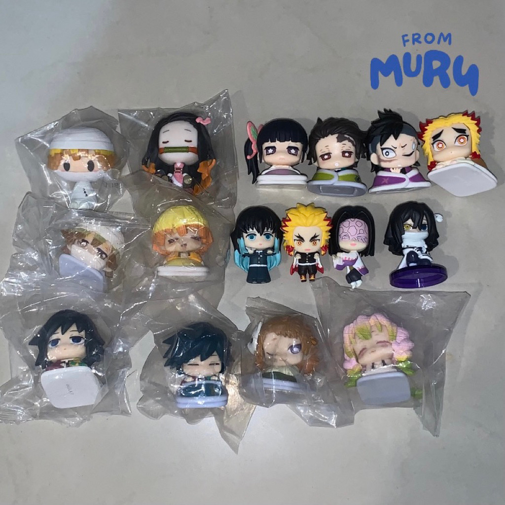 Official Mini Figure Demon Slayer | Merch Onemutan Chokonokko Hippers Suwarasetai Sleep Capsule Gach