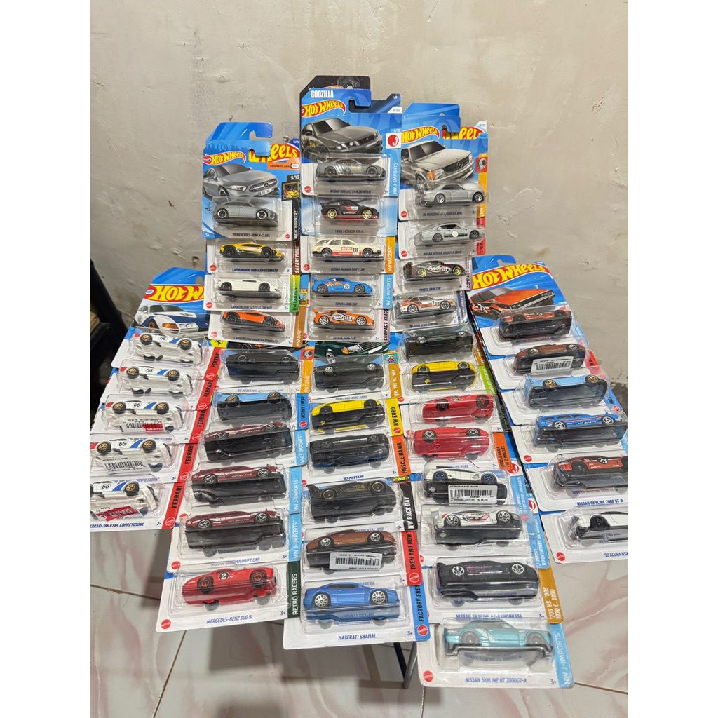 Hot Wheels Borongan Reguler 44 Pcs