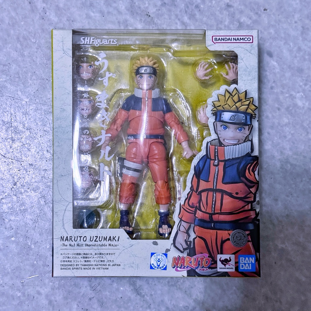 SHF Uzumaki Naruto The Most Unpredictable Ninja BIB