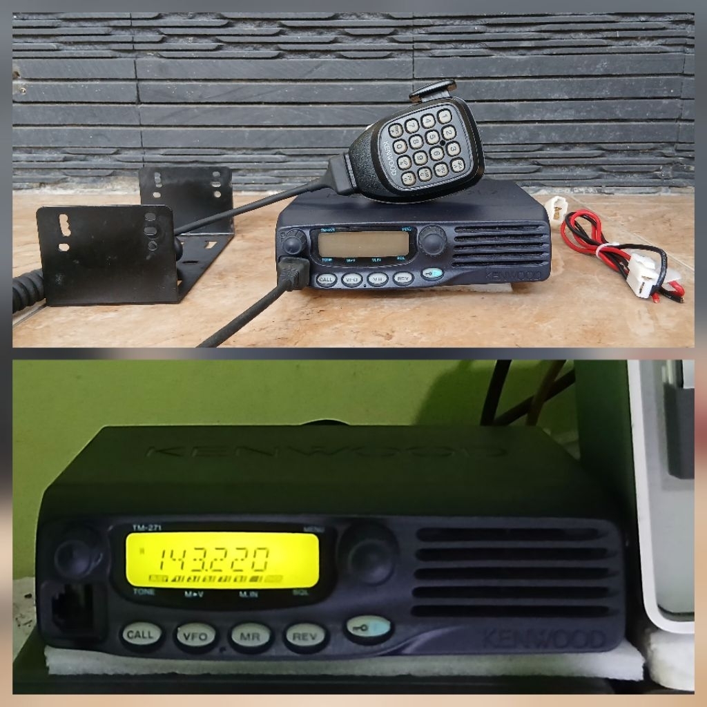 RIG KENWOOD TM-271A VHF  MULUS SEGEL ORIGINAL