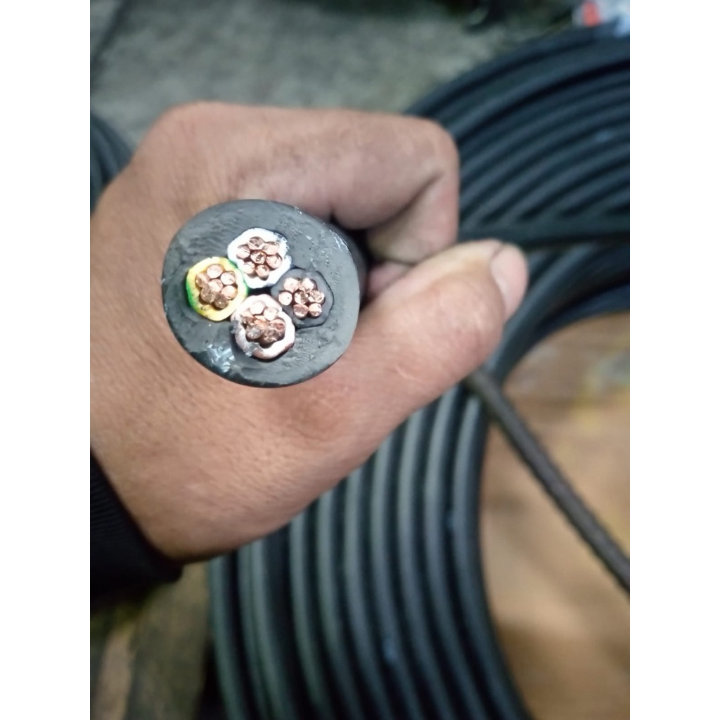 Nyy 4x4 4x6 4x10 4 besar Supreme Kabelindo Kabelmetal Tufur kabel  merk biasa  sutrado pulung extran