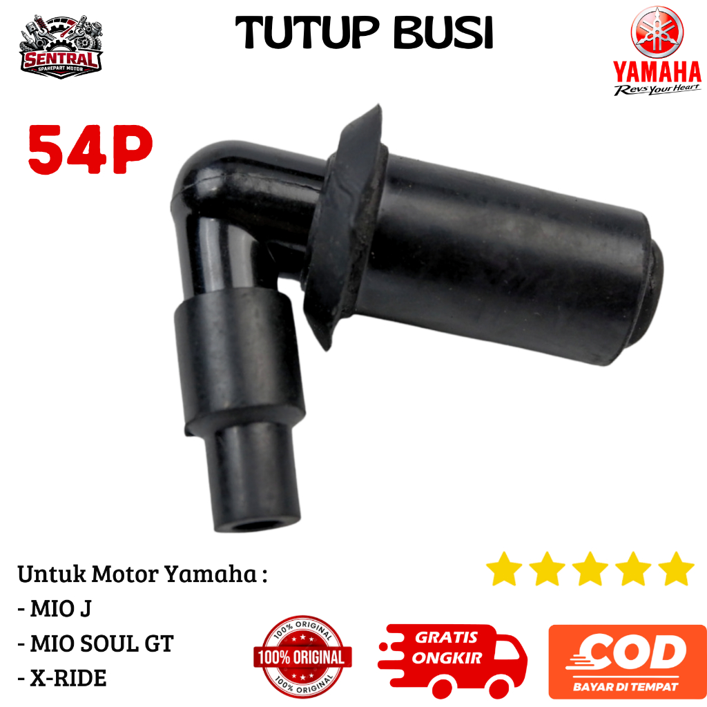 Tutup Busi Yamaha Mio J / Mio Soul GT / X Ride 54P Original Tutup Busi Motor Ori
