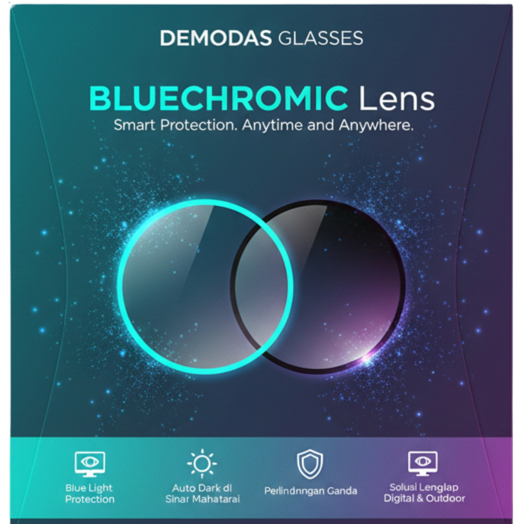 Lensa Bluecromic 1.56 Demodas Glasses Minus Silinder Plus