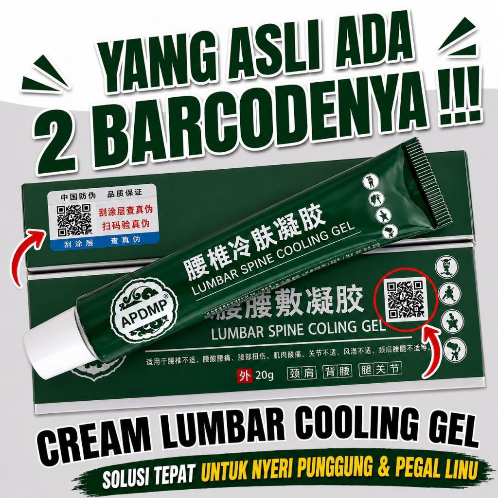 PROMO 5 PCS LUMBAR ORIGINAL APDMP SPINE COOLING GEL