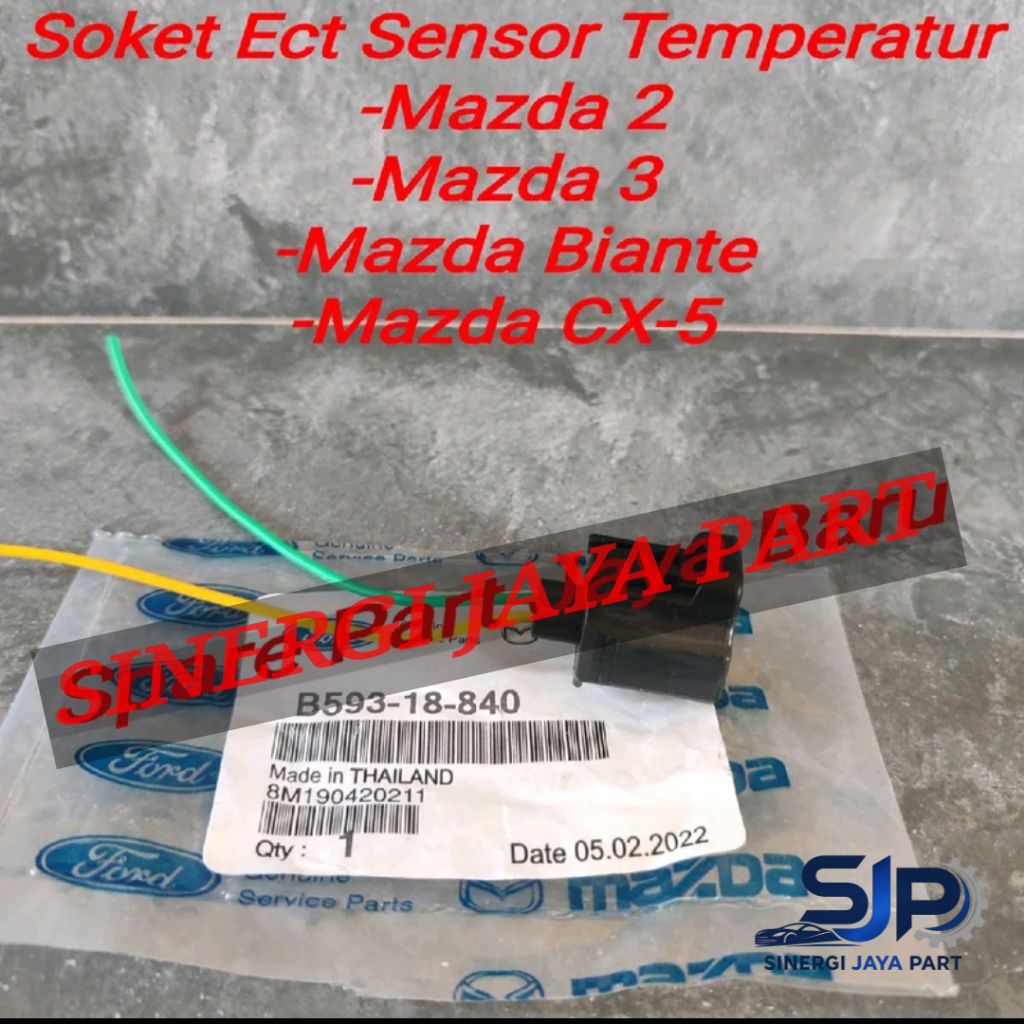 Soket Ect Sensor Temperatur Mazda 2 Mazda 3