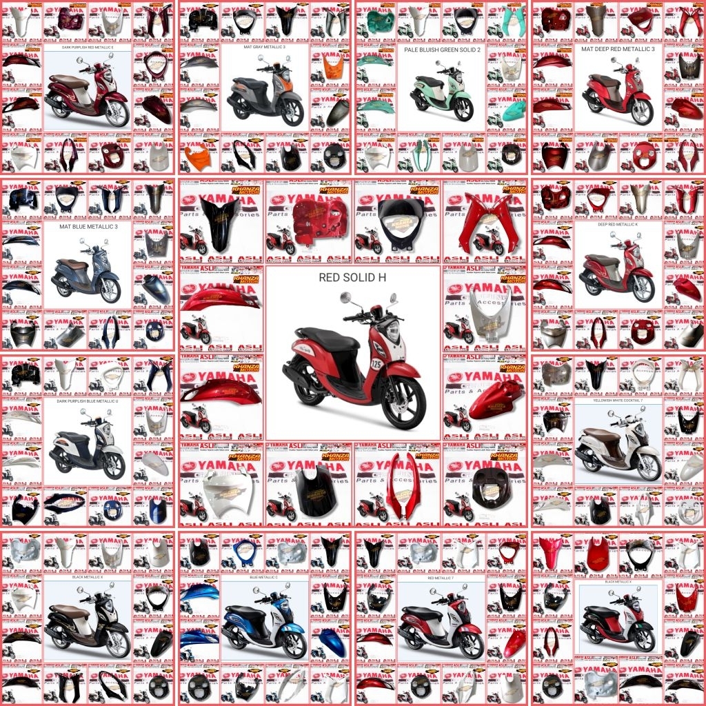 PAKET BODY HALUS SET FINO FI 125 FINO GRANDE ORIGINAL YAMAHA