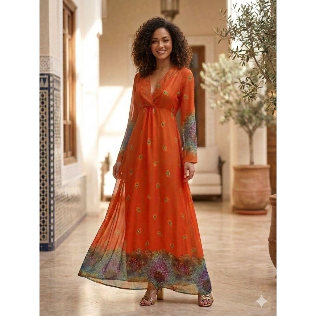 Kaftan Ceruti/ New Kaftan/kaftan maxi/ Long Dress /Ceruti
