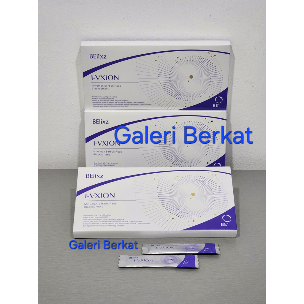 vitamin mata 30 sachet exp 2028, ivxion ,Original kesehatan mata supplemen untuk mata