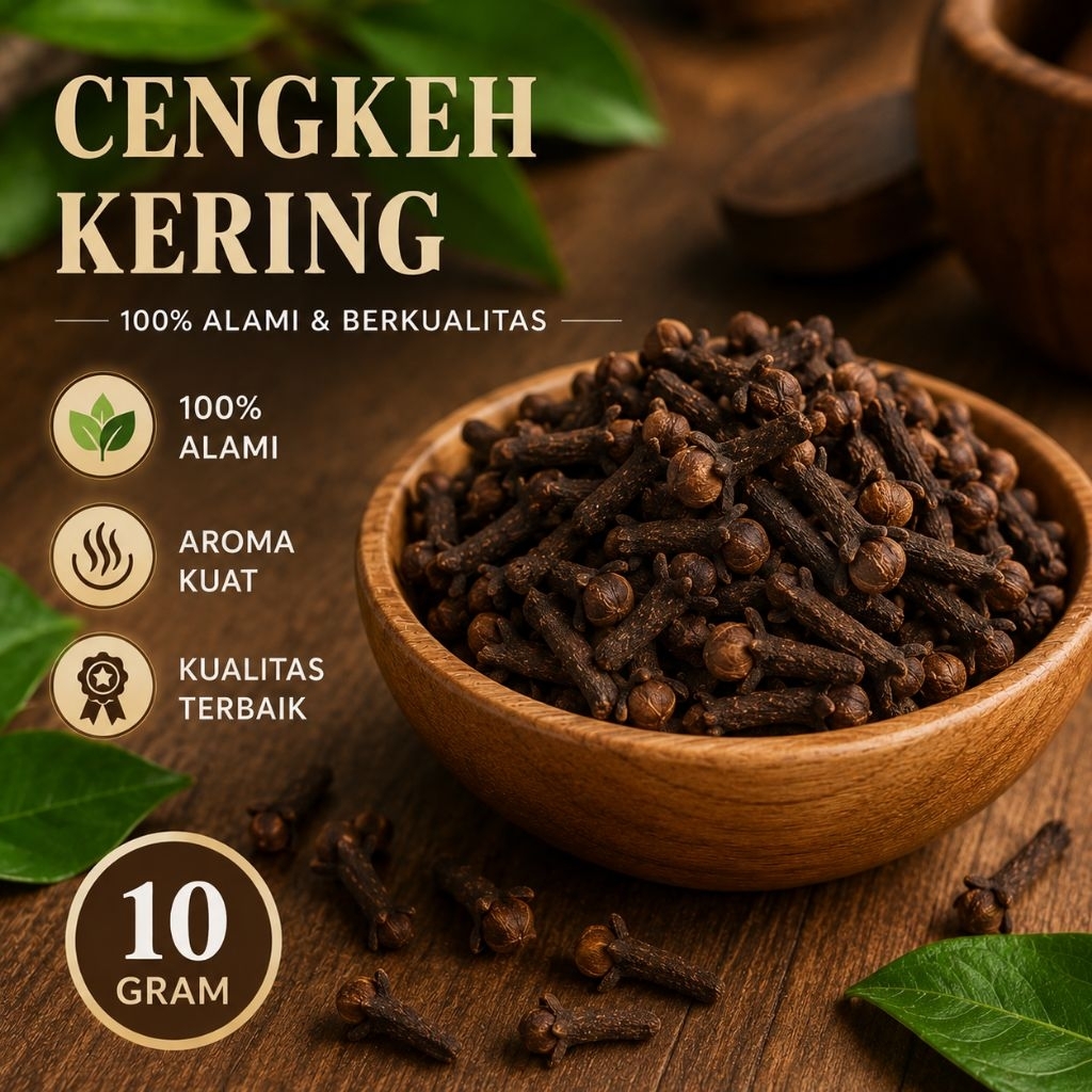 CENGKEH REMPAH REMPAH KERING 10 GRAM