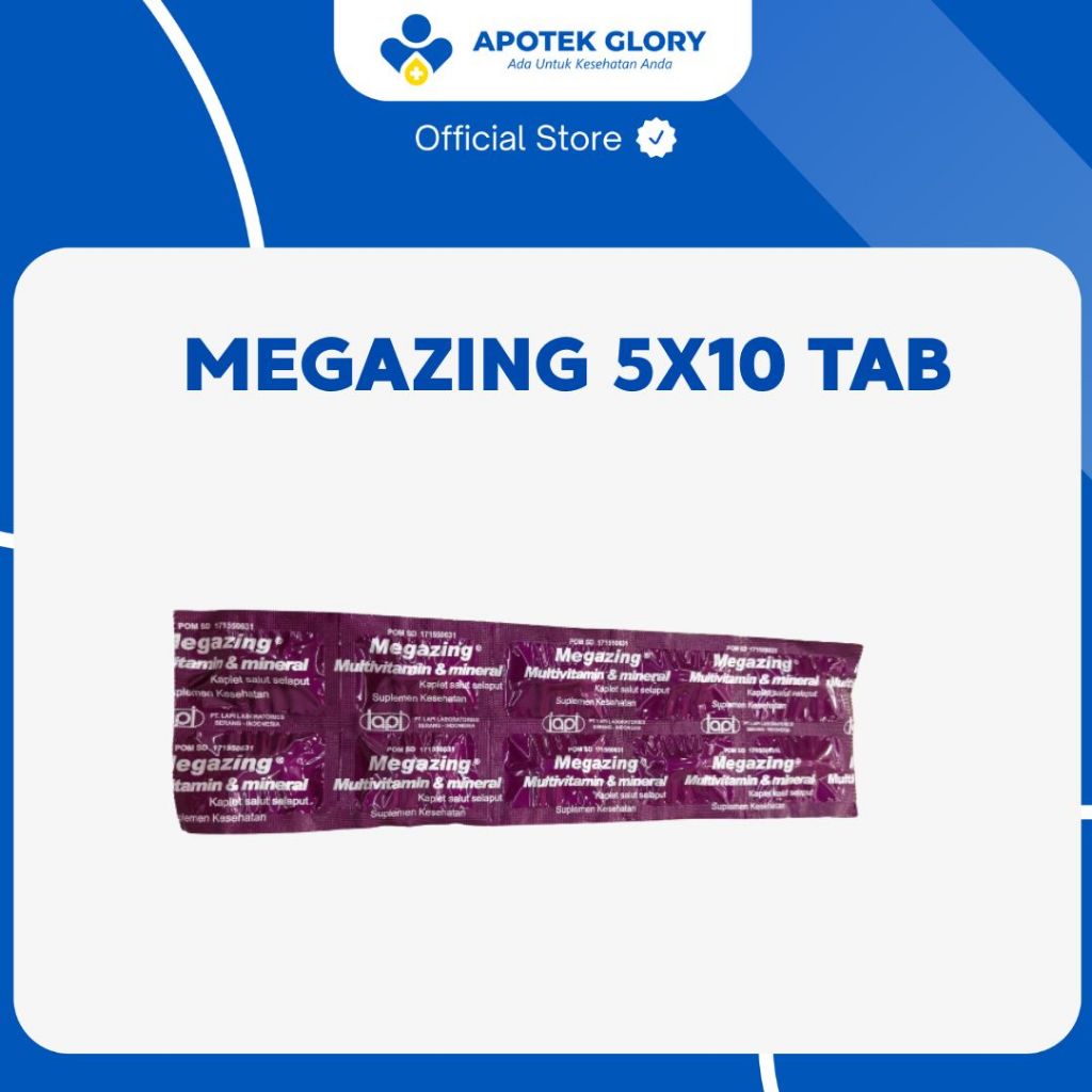 MEGAZING 5X10 TAB/(PERSTRIP/10TABLET)/MULTIVITAMIN