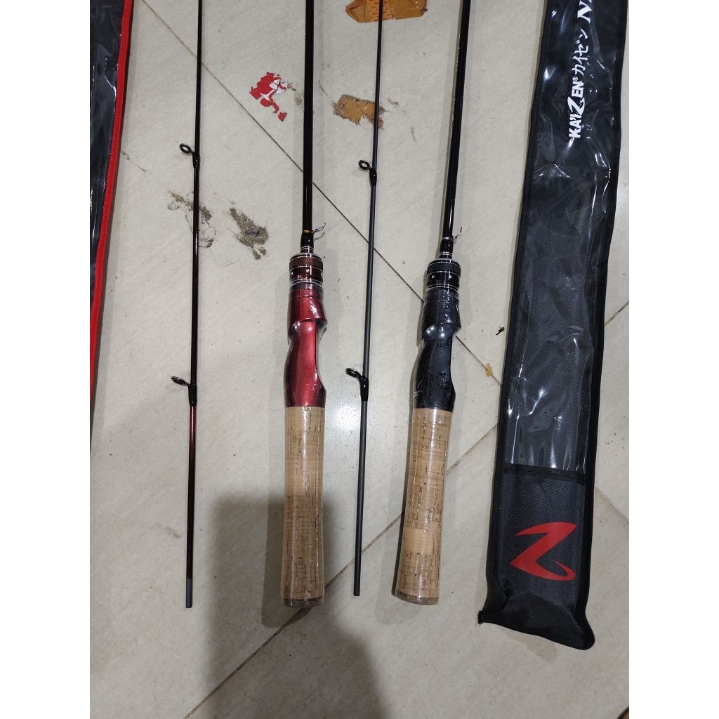 joran kaizen ninjas ultralight ul solid carbon pilihan 198 210 cm solid carbon