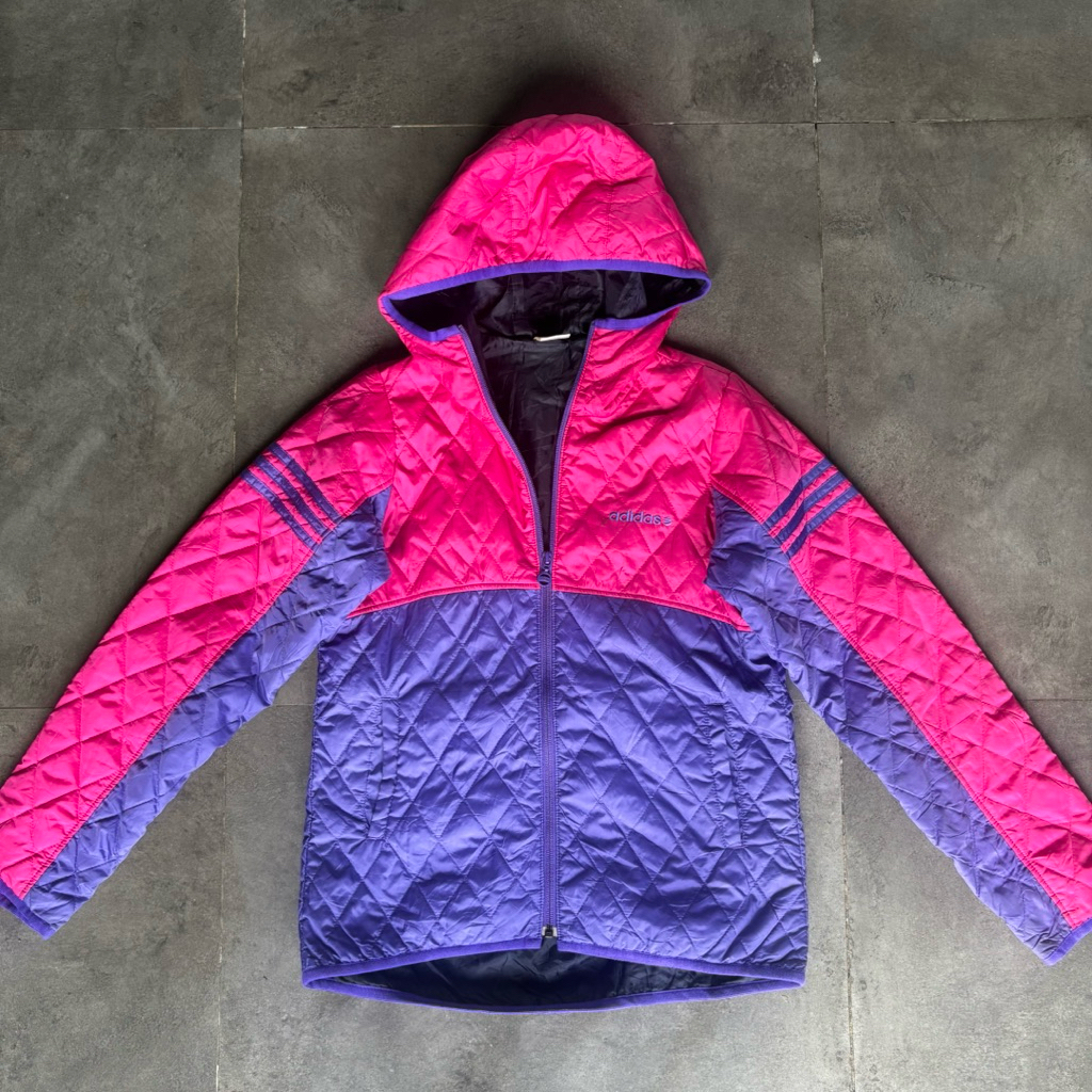 Adidas Colorblock Quilted Jacket Woman